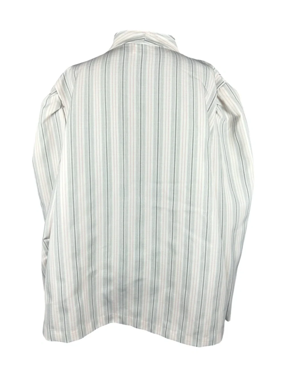 Vintage 80s ILGWU Striped Double Breasted Blazer Made in USA Power Suit Jacket1X